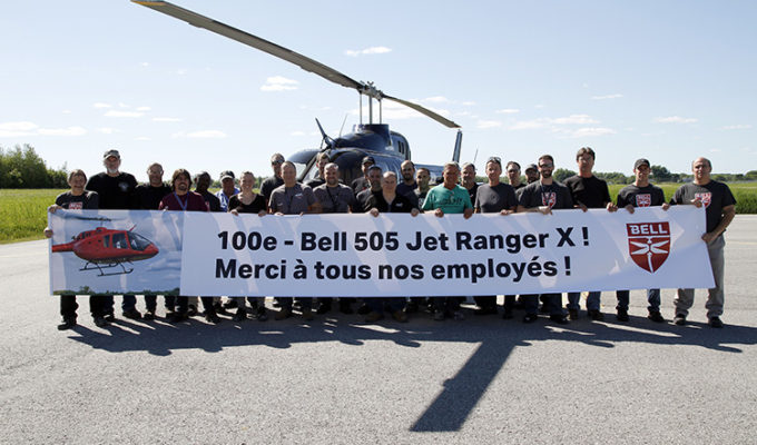 贝尔交付第100架贝尔505直升机