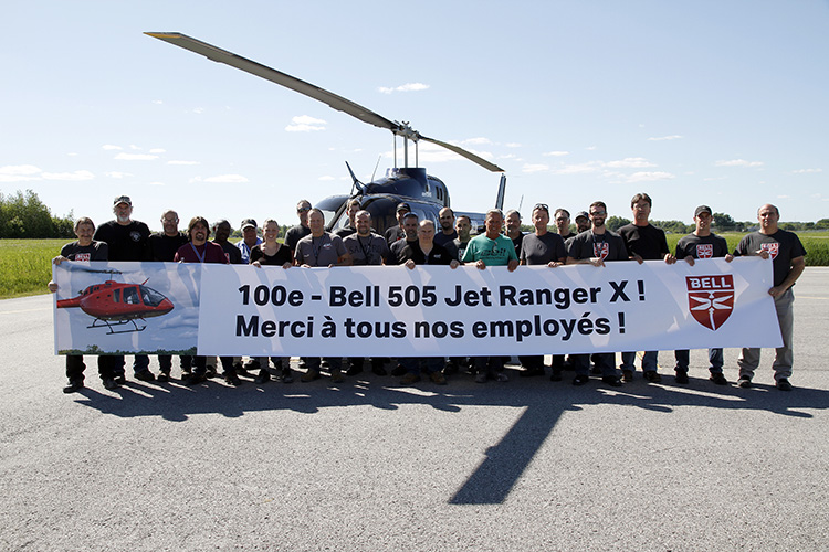 贝尔交付第100架贝尔505直升机